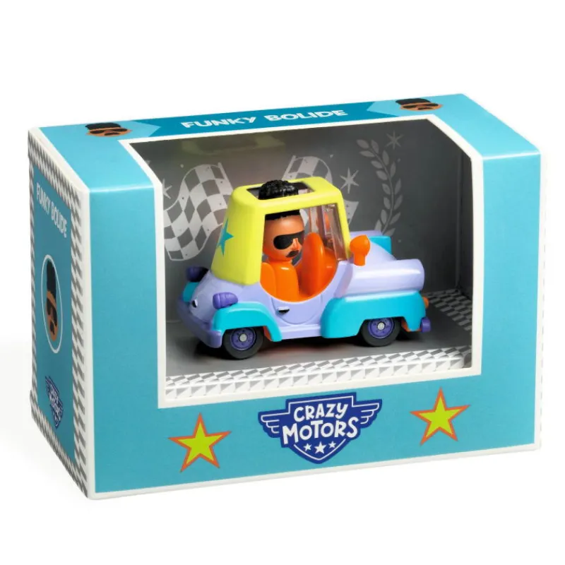 Djeco Funky Bolide Voiture Crazy Motors 5477< Jouets Garage, Voitures