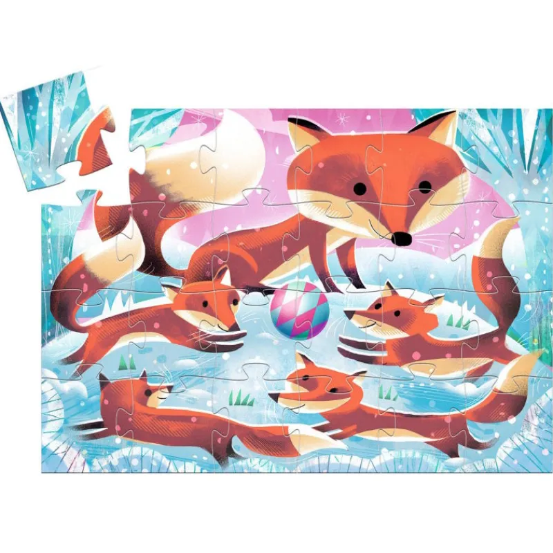Djeco Ginger petit renard, puzzle 24 pcs 7285<Enfant Puzzle Djeco | Puzzles Dès 2 Ans: 2, 12 Et 24 Pcs