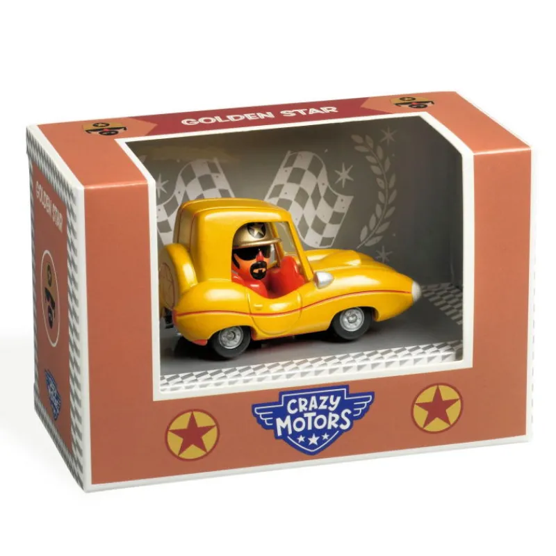 Djeco Golden Star Voiture Crazy Motors 5475< Jouets Garage, Voitures