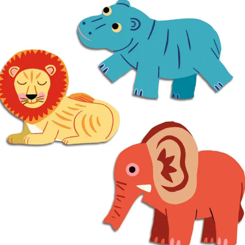Djeco Gommettes autocollantes "Animaux de la savane" Stickers pour enfants 59< Autocollants Et Décalcomanies