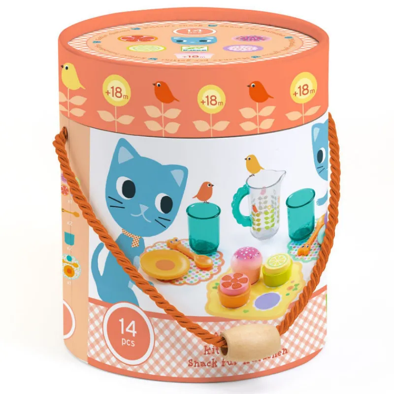 Djeco Goûter des chatons, dinette 5510< Jouets Cuisine, Dînette