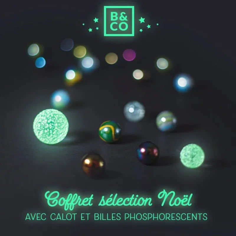 Billes & Co Grand coffret de billes "Sélection Noël" Billes & Co< Jeux De Société
