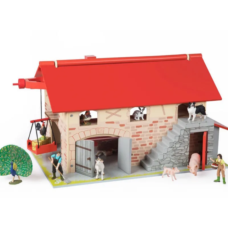 Papo Grande ferme 60101< Ferme En Bois, Centre Équestre Et Zoo