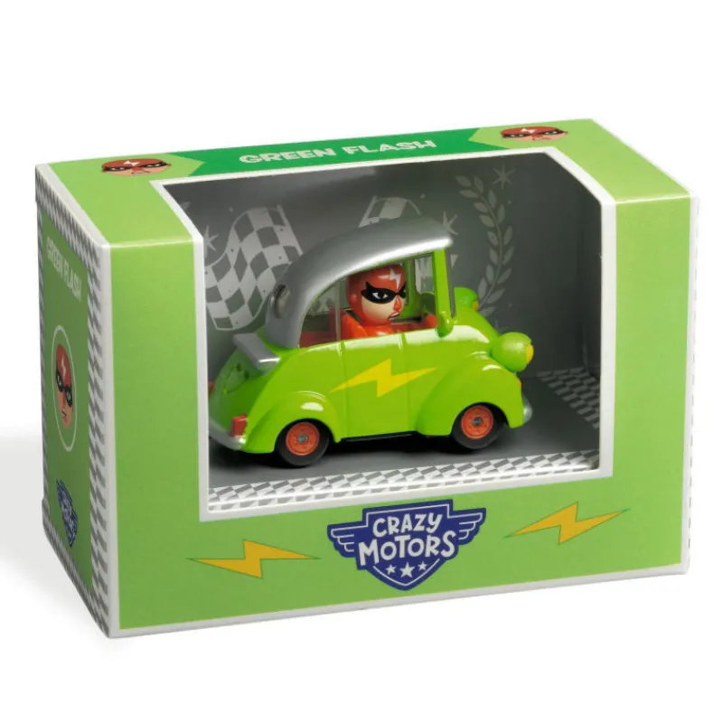 Djeco Green Flash Voiture Crazy Motors 5471< Jouets Garage, Voitures