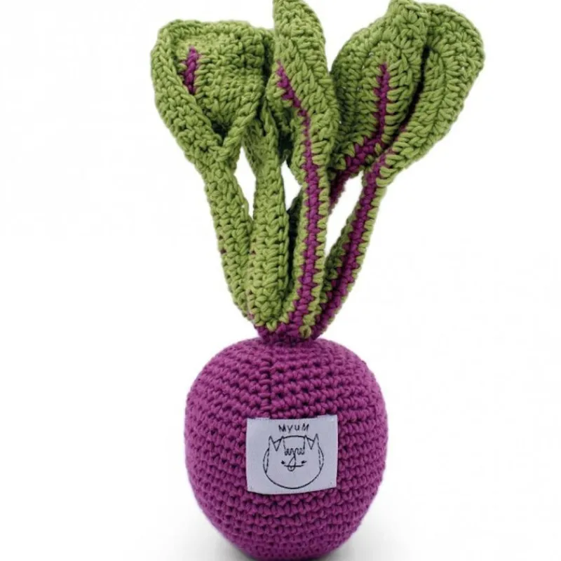 MyuM Hochet betterave en crochet "The veggy toys", coton bio< Jouets Cuisine, Dînette | Jouets D'éveil, Hochets