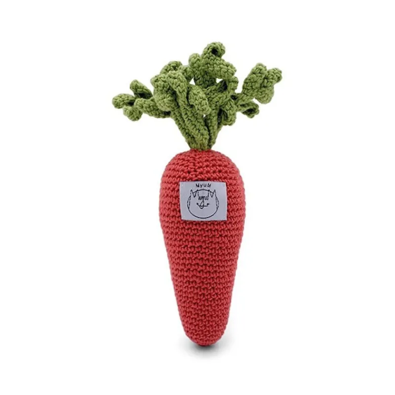 MyuM Hochet carotte en crochet "The veggy toys", coton bio< Jouets Cuisine, Dînette | Jouets D'éveil, Hochets