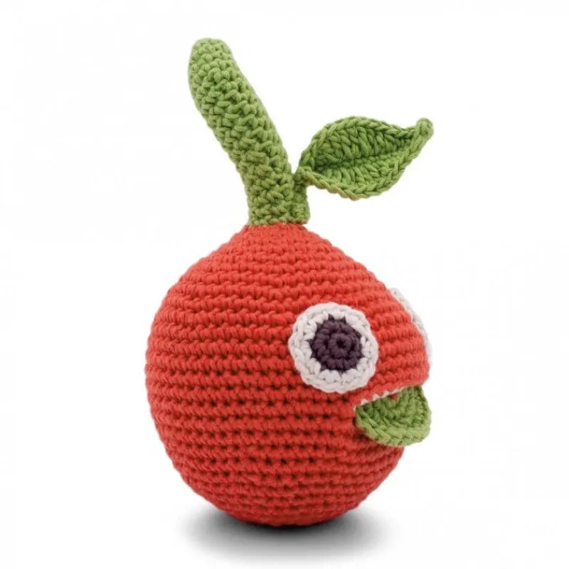 MyuM Hochet clémentine en crochet "The veggy toys", coton bio< Jouets Cuisine, Dînette | Jouets D'éveil, Hochets
