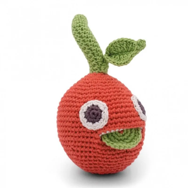 MyuM Hochet clémentine en crochet "The veggy toys", coton bio< Jouets Cuisine, Dînette | Jouets D'éveil, Hochets
