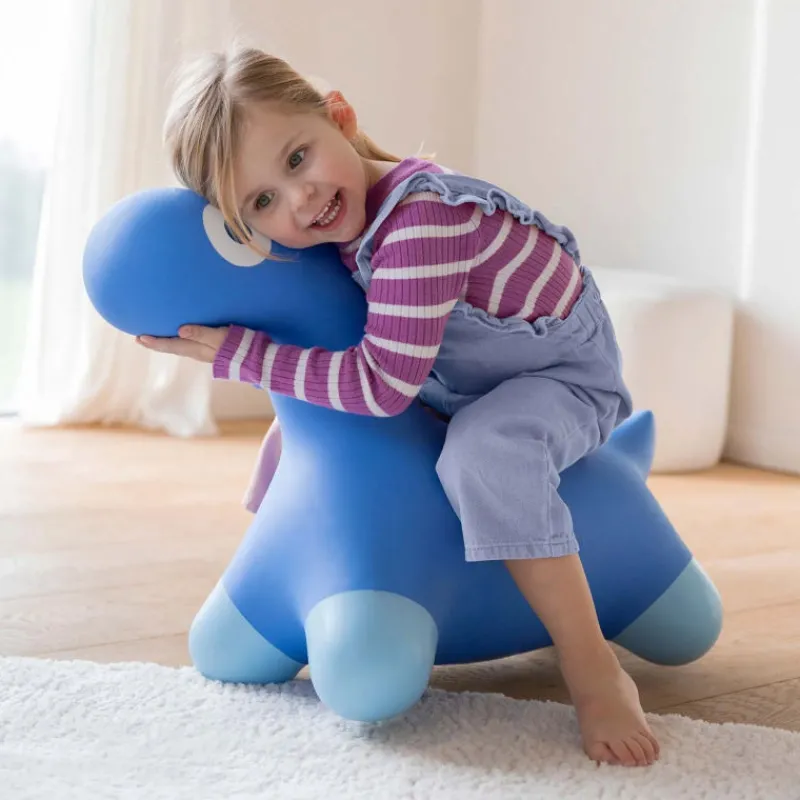 Quut HOPPI dino Bleu cosmique, Animal sauteur<Enfant Jouets De Plein Air | Porteur Enfant