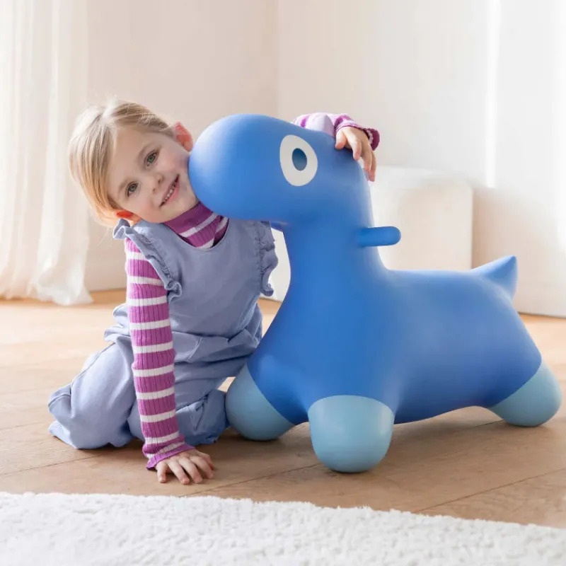Quut HOPPI dino Bleu cosmique, Animal sauteur<Enfant Jouets De Plein Air | Porteur Enfant