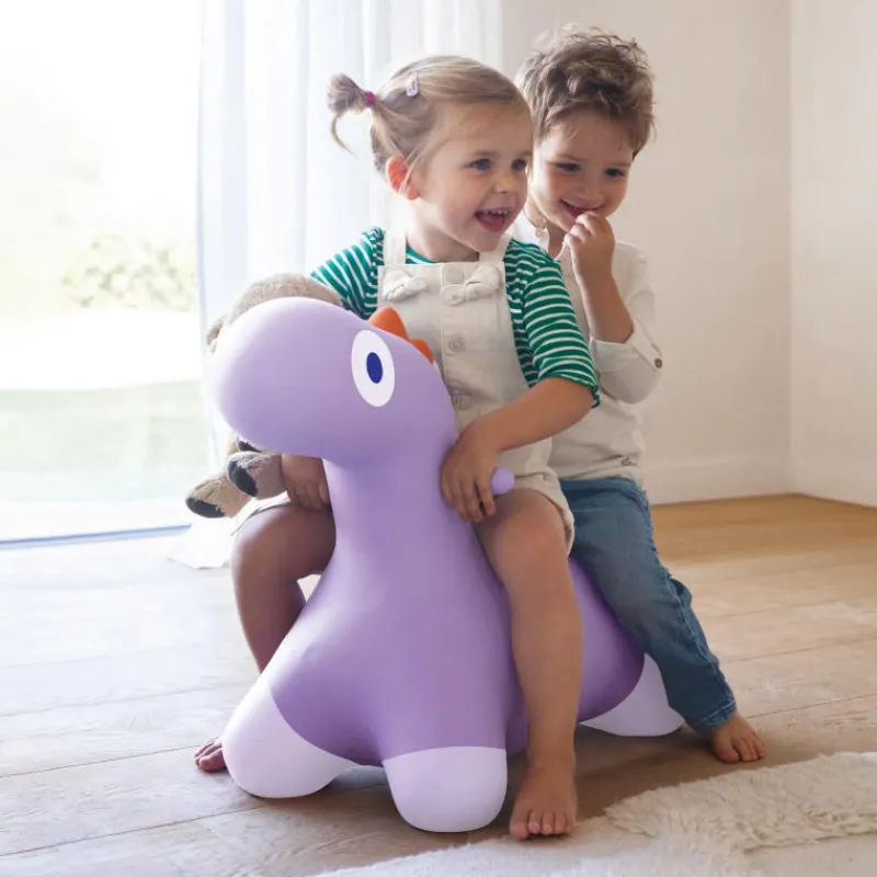 Quut HOPPI dino Mauve lavande, Animal sauteur<Enfant Jouets De Plein Air | Porteur Enfant