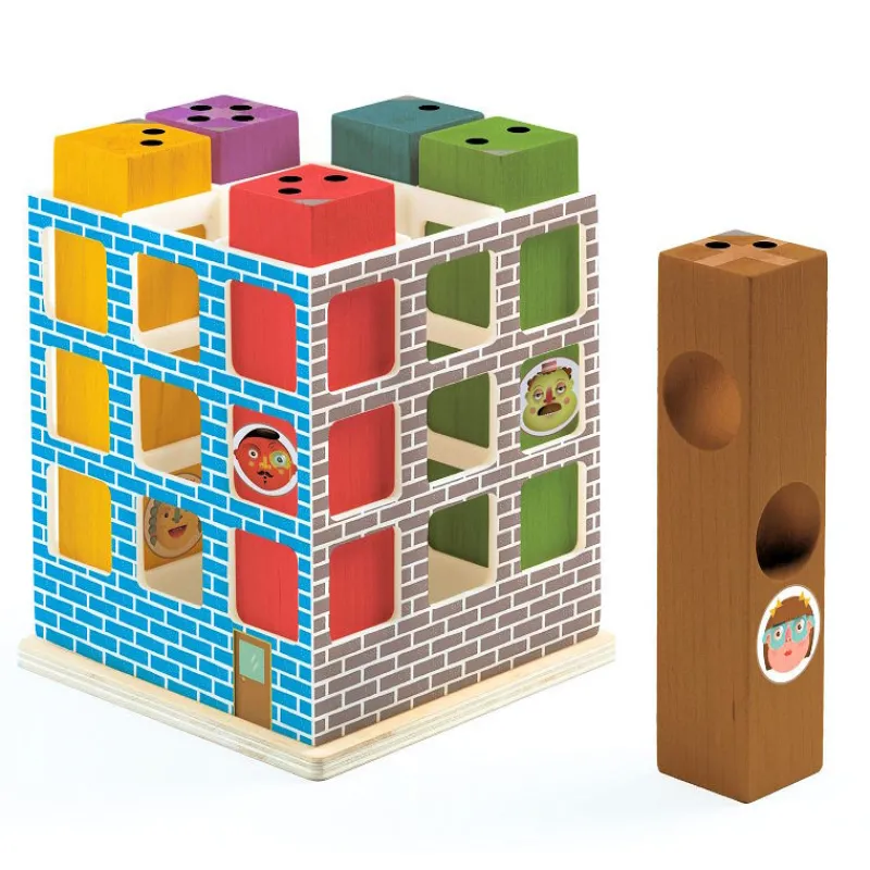Djeco HOTELOGIC Jeu Sologic de 8586< Jeux De Société