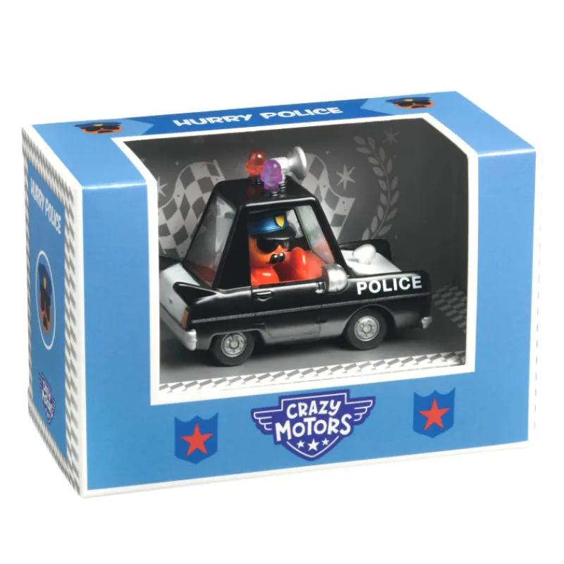 Djeco Hurry Police Voiture Crazy Motors 5473< Jouets Garage, Voitures