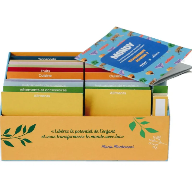 Observe Montessori Imagier Giga Mondy, cartes de nomenclature< Jeux De Société