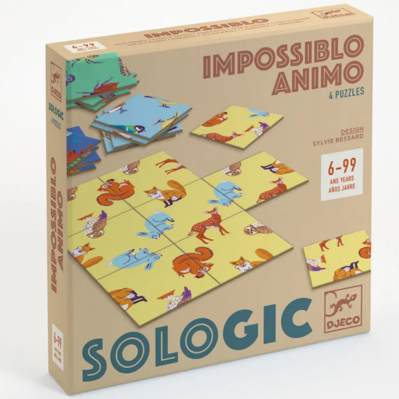 Djeco IMPOSSIBLO ANIMO - Jeu Sologic de 0808< Jeux De Société