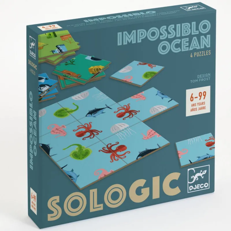 Djeco IMPOSSIBLO OCEAN - Jeu Sologic de 0807< Jeux De Société