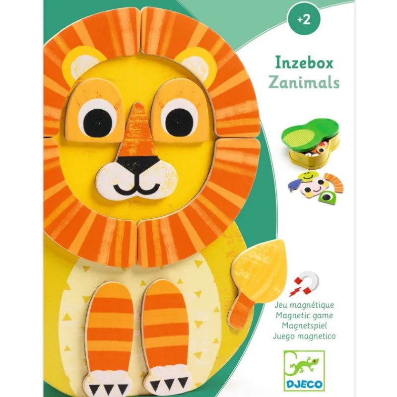 Djeco Inzebox Zanimals, jeu magnétique 3088< Jeux De Société