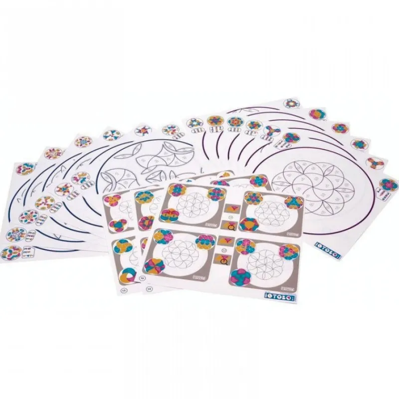 SEPP jeux IOTOBO Mandala - jeu de mosaïque magnétique< Jeux Et Loisirs Créatifs Fabriqués En France | Mosaïque