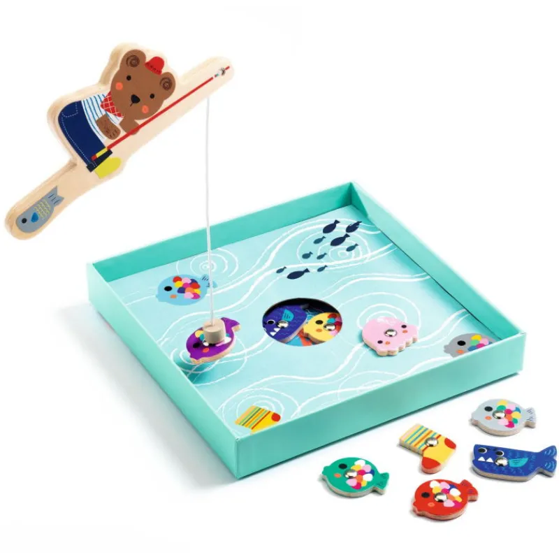 Djeco Jeu de pêche aimantée 'Fuzzyfish' 1613< Jeux De Société