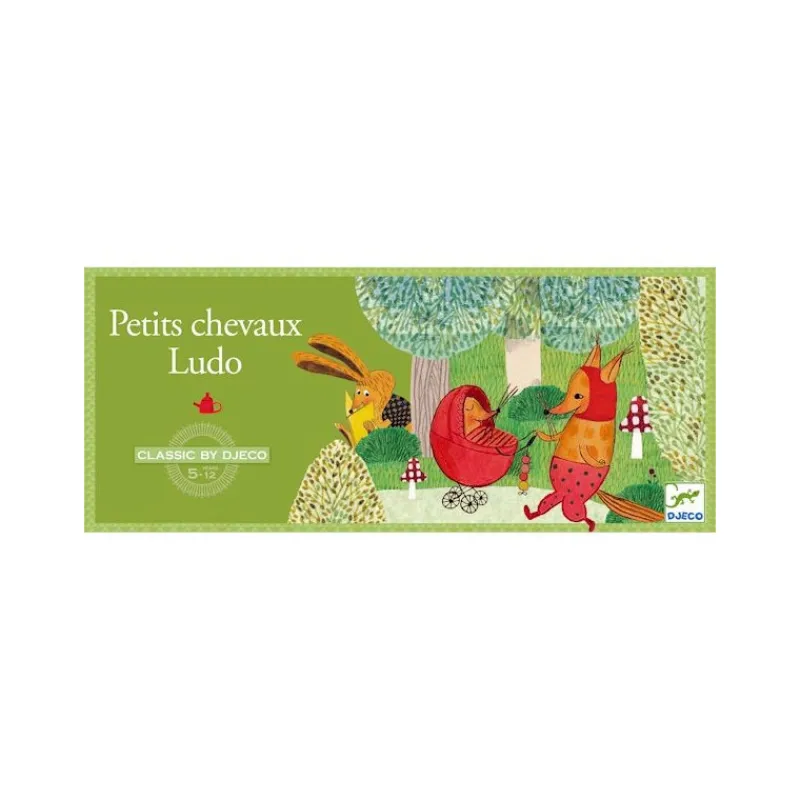 Djeco Jeu de petits chevaux 5215< Jeux De Société