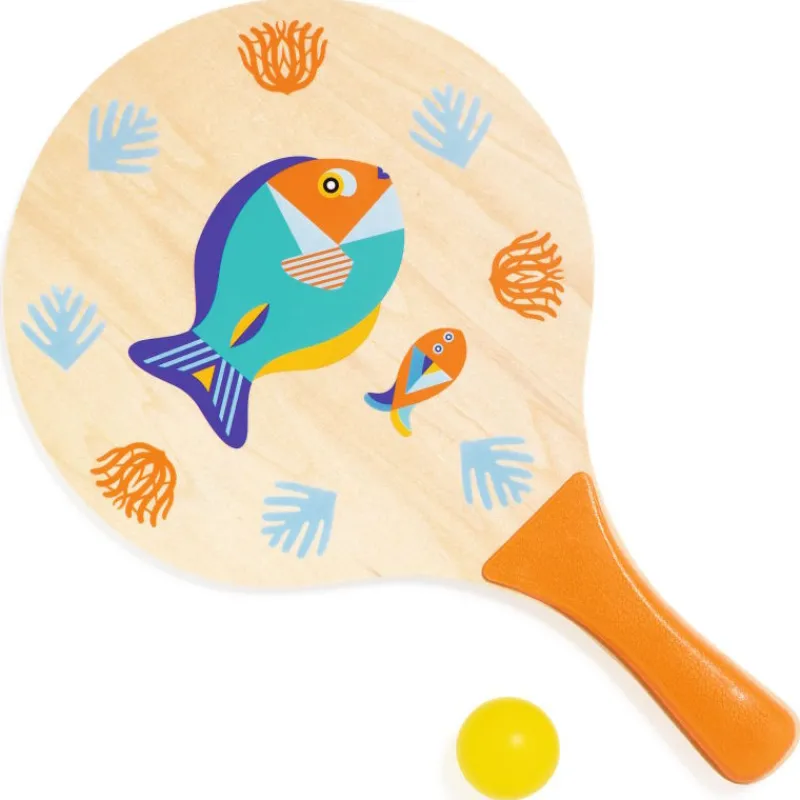 Djeco Jeu de raquettes de plage "Sea" 2081< Jouets De Plein Air