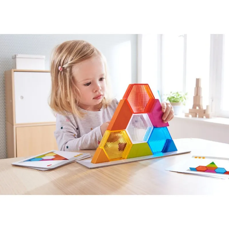 HABA Jeu d'encastrement "Cristaux colorés" 304736< Jouets Haba Fabriqués En Allemagne | Jeux De Construction