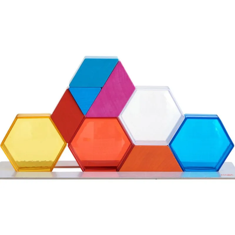 HABA Jeu d'encastrement "Cristaux colorés" 304736< Jouets Haba Fabriqués En Allemagne | Jeux De Construction