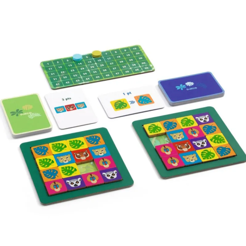 Djeco Jungle Taquin, jeu de société 0800< Jeux De Société