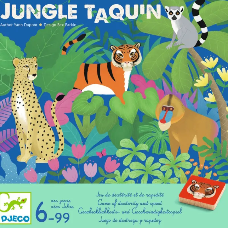 Djeco Jungle Taquin, jeu de société 0800< Jeux De Société