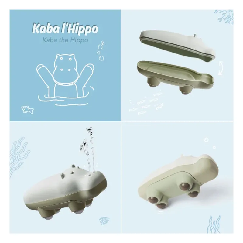 OPPI Kaba l'hippopotame - Jouet de bain FLOT -< Jouets De Bain | Jouets D'éveil, Hochets