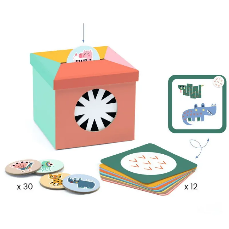 Djeco Kioukoi "Animaux" Jeu de tri Eduludo 8145< Jeux De Société