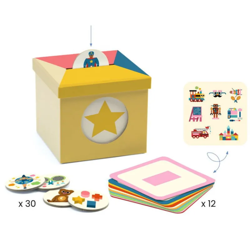 Djeco Kioukoi "Jouets" Jeu de tri Eduludo 8144< Jeux De Société
