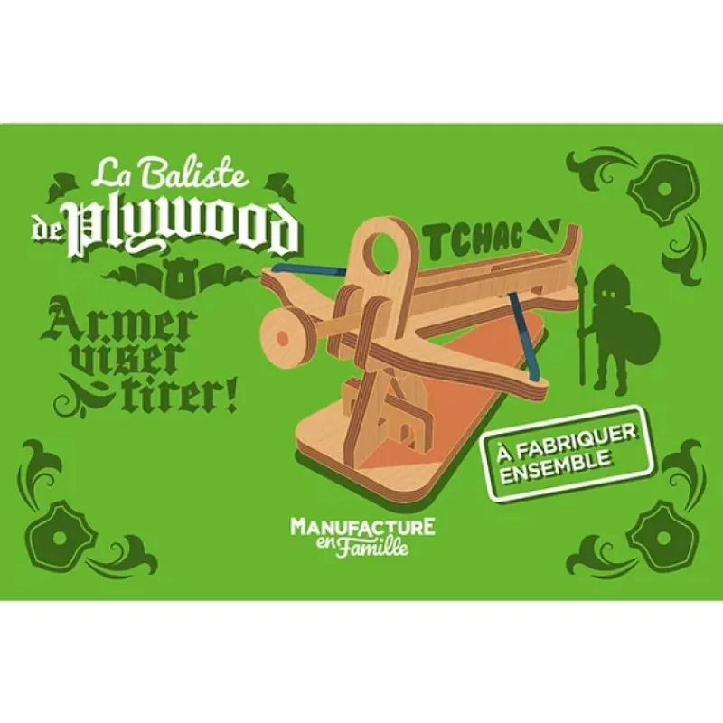 Manufacture en famille La baliste de Plywood de<Enfant Jouets Manufacture En Famille | Bricolage Enfant
