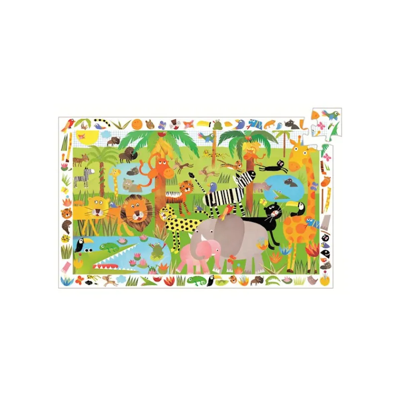 Djeco La jungle, puzzle 35 pcs 7590<Enfant Puzzles Et Jeux Djeco | Puzzle Djeco