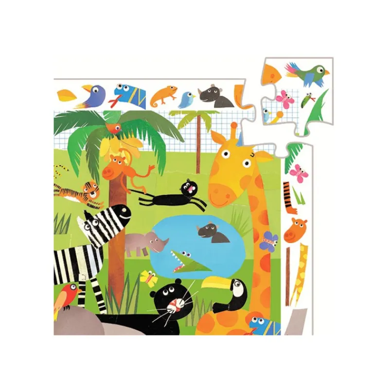 Djeco La jungle, puzzle 35 pcs 7590<Enfant Puzzles Et Jeux Djeco | Puzzle Djeco