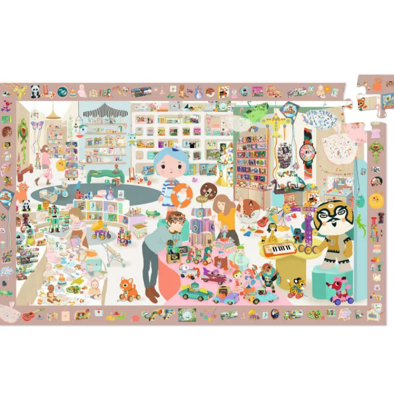 Djeco La petite boutique , Puzzle observation 100 pcs 7513<Enfant Puzzles Et Jeux Djeco | Puzzle Djeco