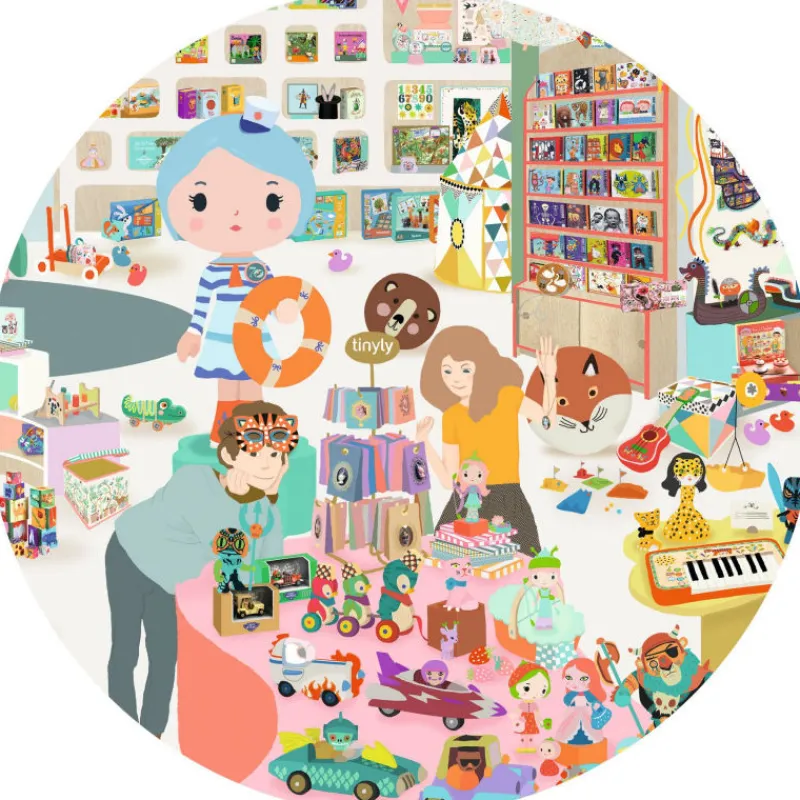 Djeco La petite boutique , Puzzle observation 100 pcs 7513<Enfant Puzzles Et Jeux Djeco | Puzzle Djeco