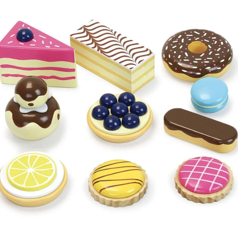 VILAC La ronde des desserts, dînette en bois 8124< Jouets Cuisine, Dînette