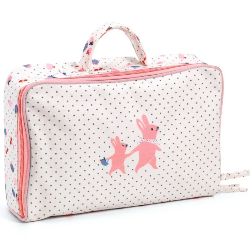 Djeco La valise de Vanille - Poupée POMEA de 7866< Poupées, Peluches | Poupées