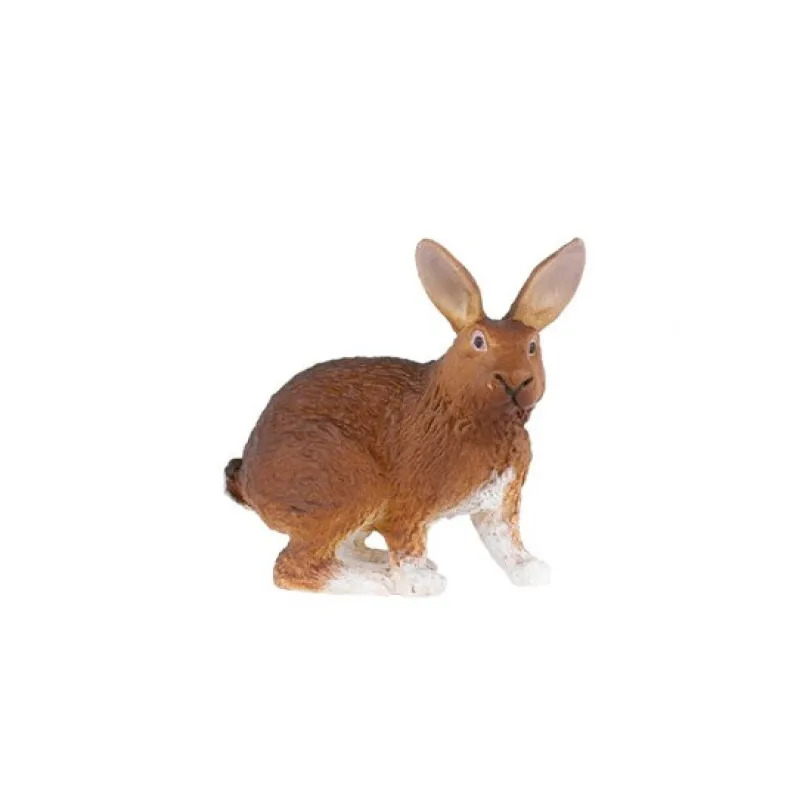 Papo Lapin marron, figurine 51049< Ferme En Bois, Centre Équestre Et Zoo | Figurines Papo