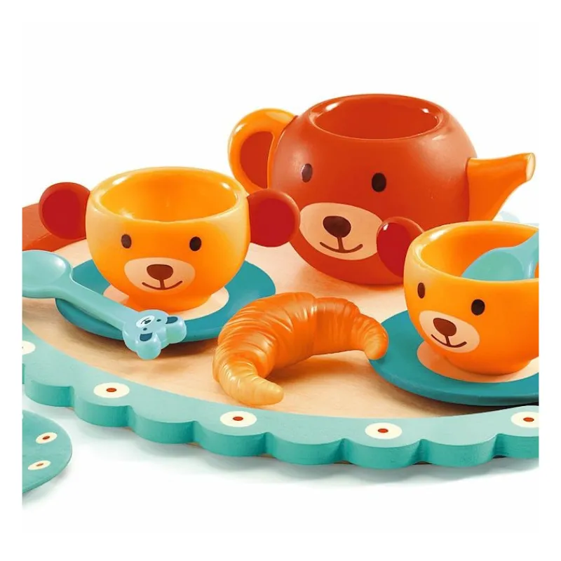 Djeco Le goûter de Teddy 6628< Jouets Cuisine, Dînette
