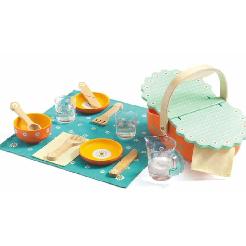 Djeco Le pique-nique de Pâquerette, dînette 6527< Jouets Cuisine, Dînette