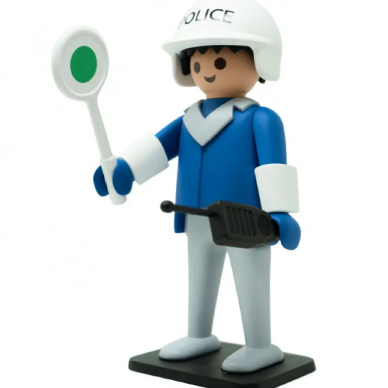 PLASTOY Le policier Playmobil Collectoys de< Déco Design