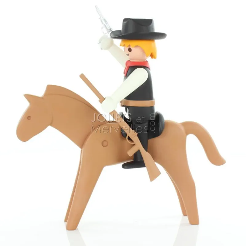PLASTOY Le shérif et son cheval Playmobil Collectoys< Déco Design