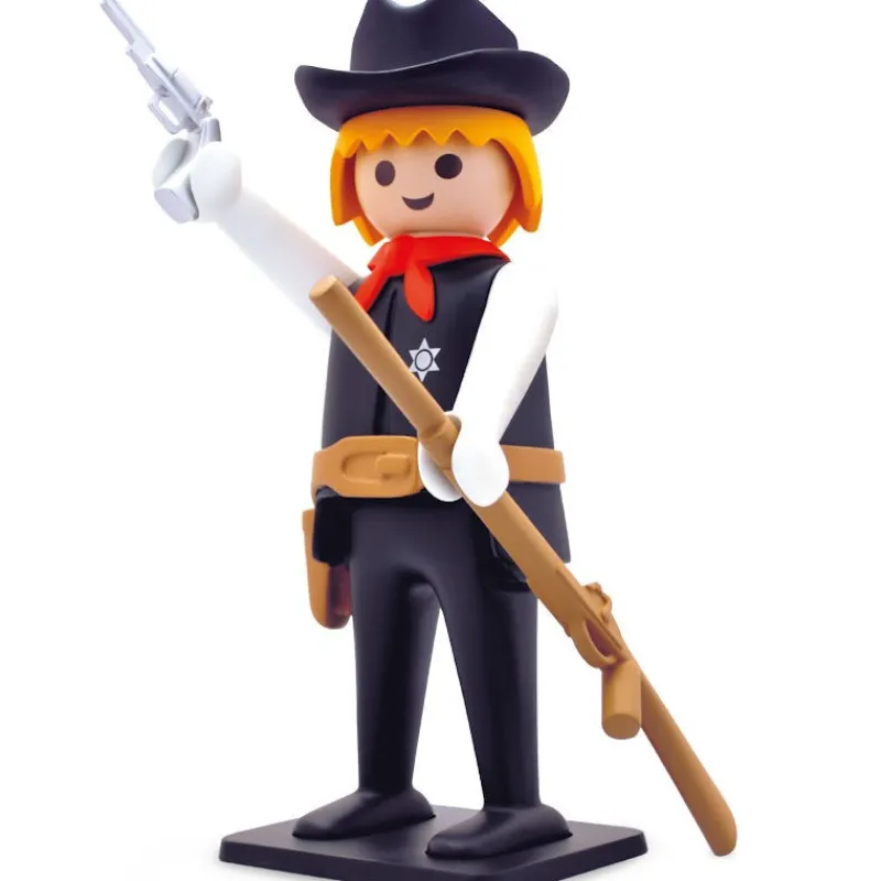 PLASTOY Le shérif et son cheval Playmobil Collectoys< Déco Design