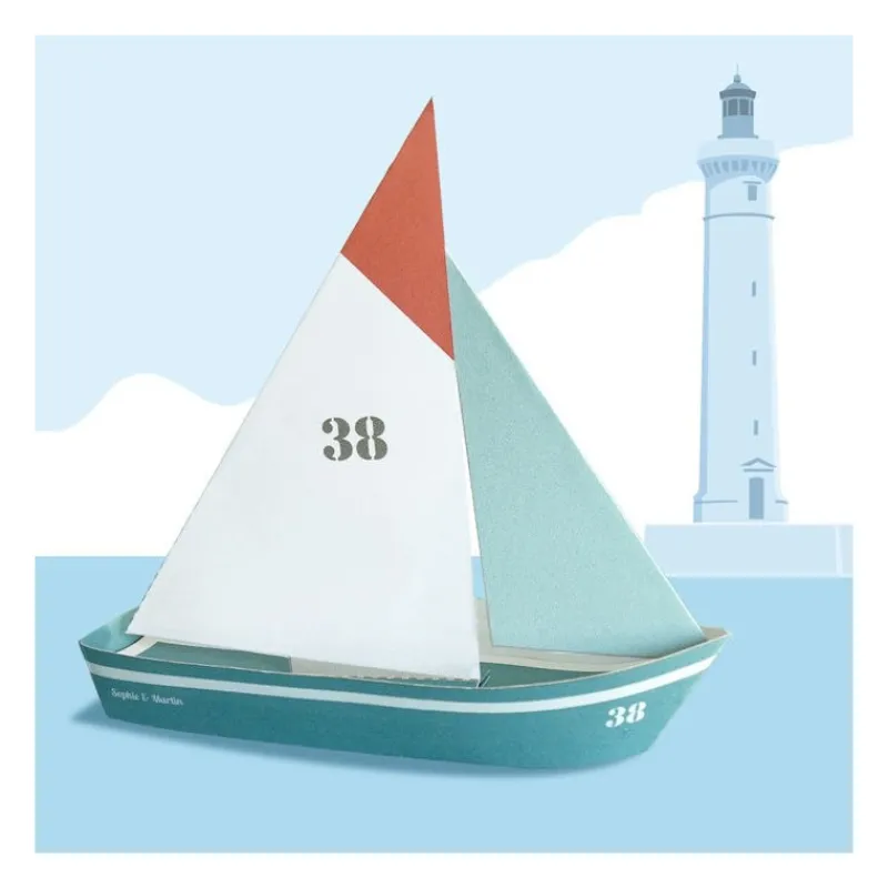 Sophie et Martin Les petits voiliers, maquettes en papier ''<Enfant Jeux Et Loisirs Créatifs Fabriqués En France | Paper Toys