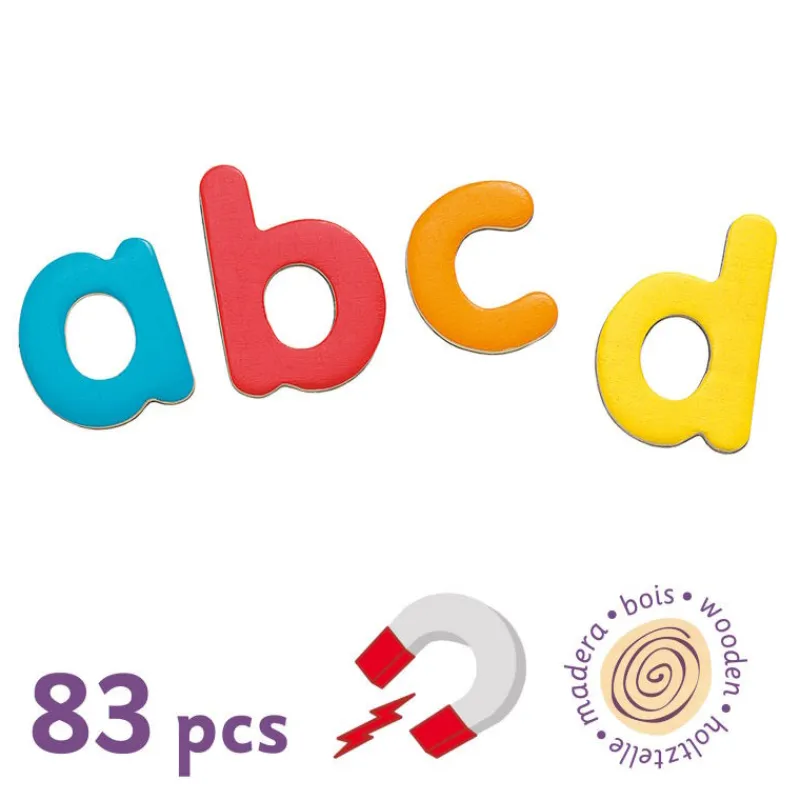 Djeco Lettres minuscules magnétiques en bois 3102< Jeux De Société