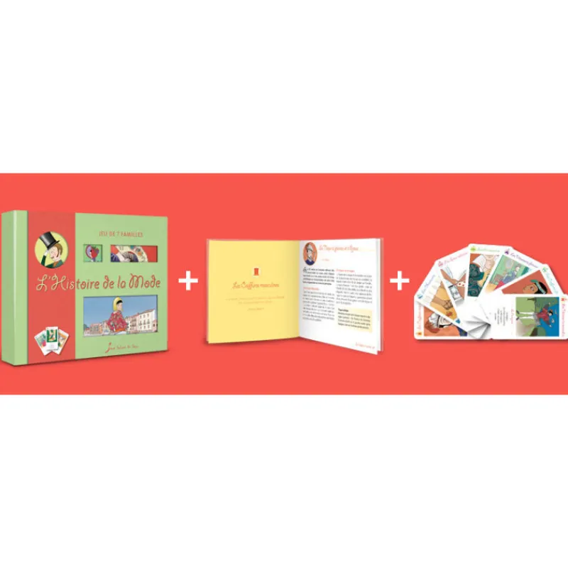 Jeux Sylvie de Soye L'Histoire de la Mode, jeu de 7 familles Sylvie de Soye< Jeux Et Loisirs Créatifs Fabriqués En France | Jeux De Société