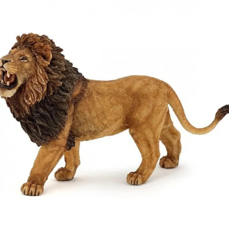 Papo Lion rugissant 50157< Figurines Papo | Ferme En Bois, Centre Équestre Et Zoo