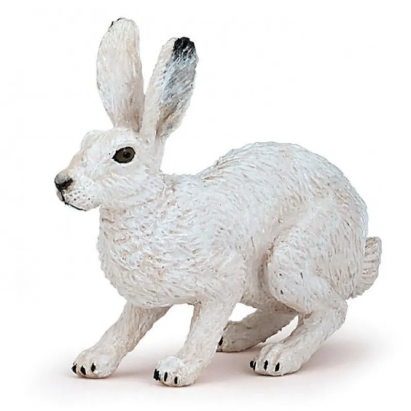 Papo Lièvre polaire, figurine 50226< Ferme En Bois, Centre Équestre Et Zoo | Figurines Papo